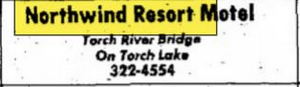 Torch Bay Inn and Cottages - Aug 1977 Ad (newer photo)